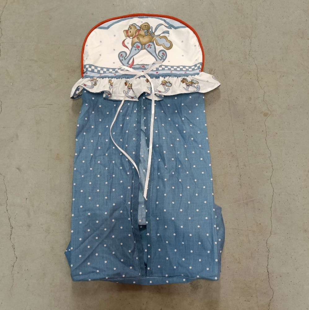 Daisy Kingdom Vintage 90s Diaper Stacker Rocking Horse